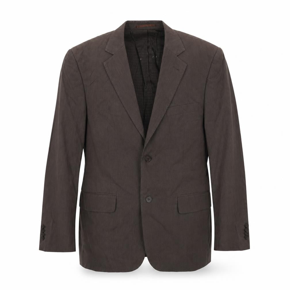 RJR.John Rocha Mens Brown Cotton Jacket Suit Jacket Size 40 Regular