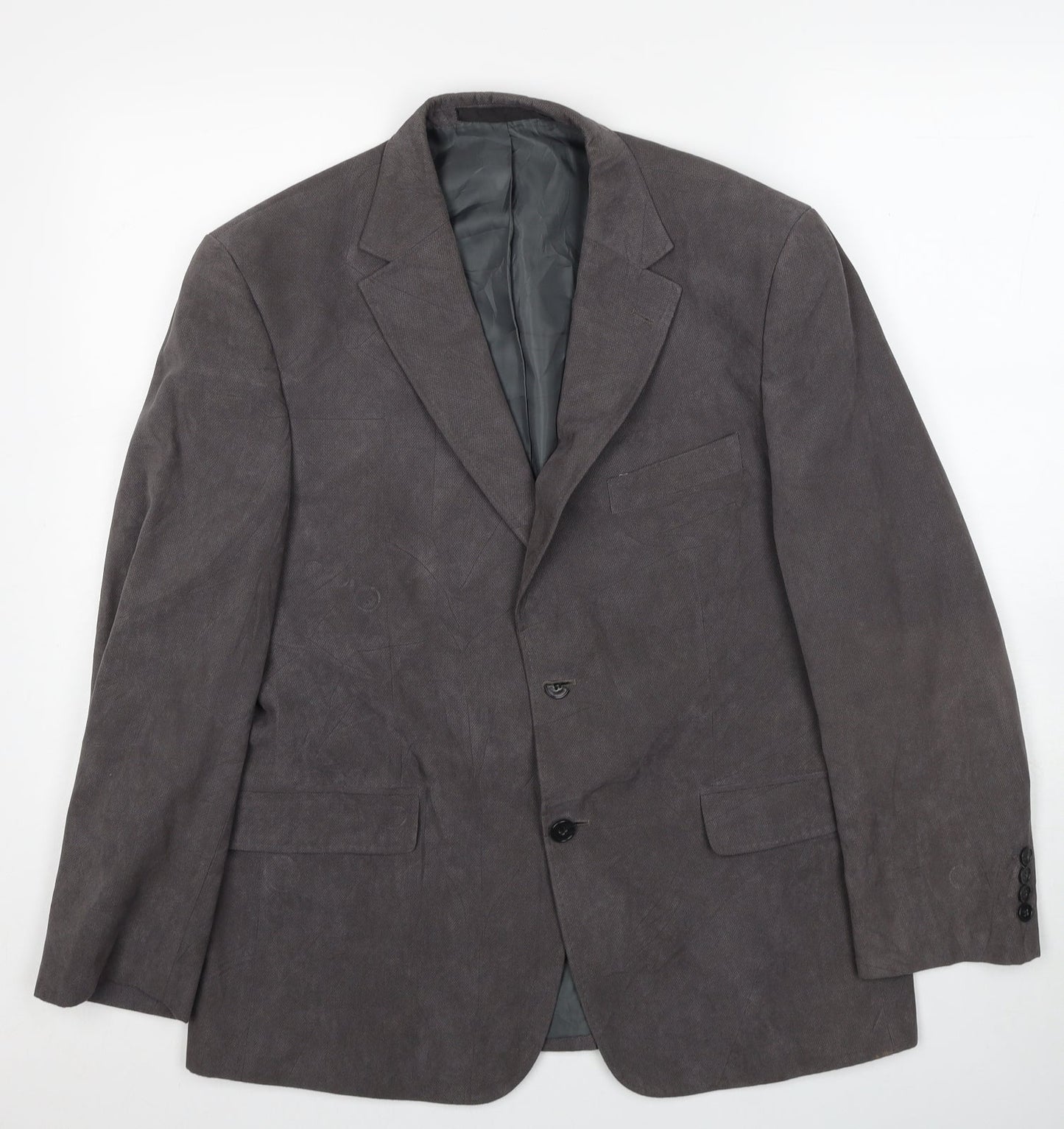 Marks and Spencer Mens Grey Polyester Jacket Suit Jacket Size 40 Regular