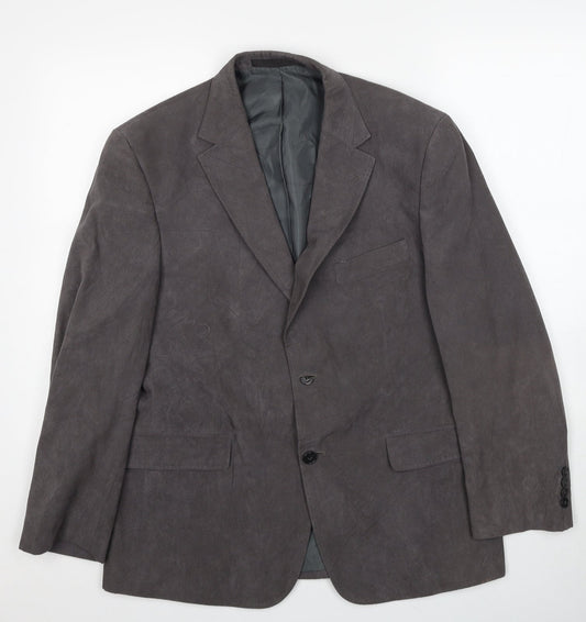 Marks and Spencer Mens Grey Polyester Jacket Suit Jacket Size 40 Regular