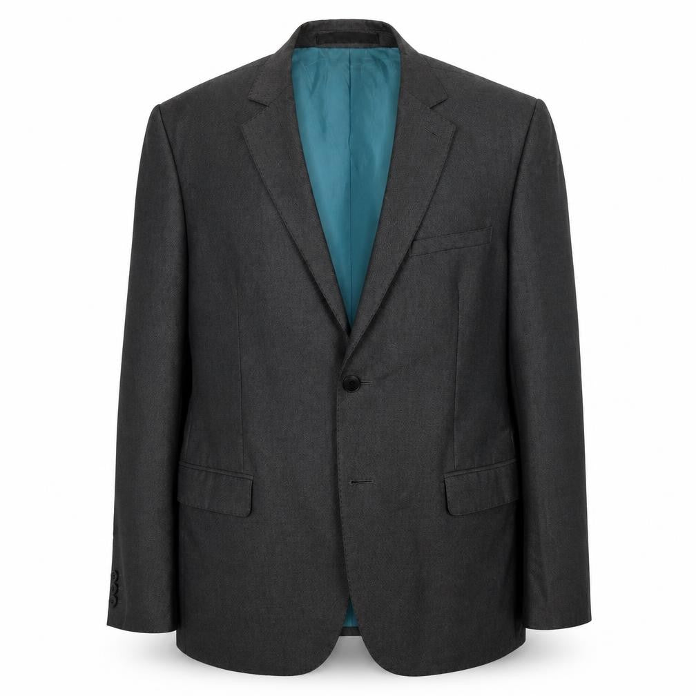Marks & Spencer Mens Grey Polyester Jacket Suit Jacket Size M Regular