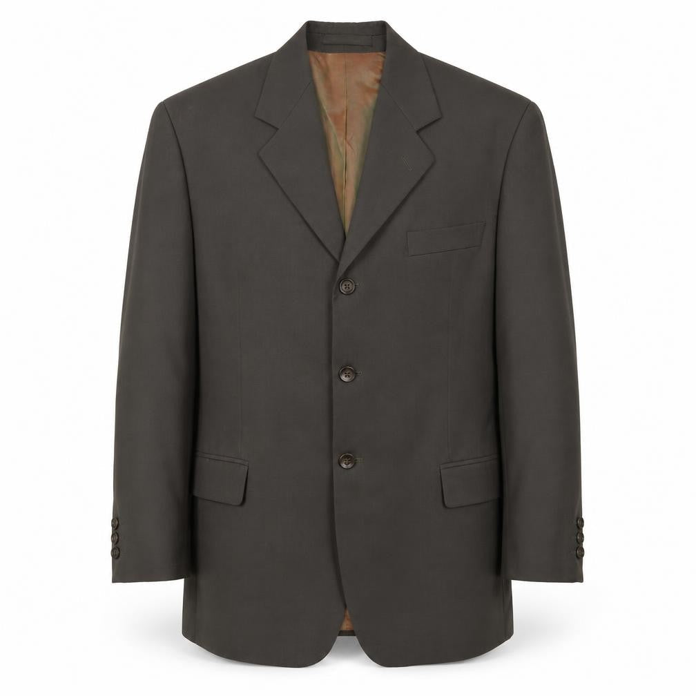 River Island Mens Grey Polyester Jacket Suit Jacket Size 38 Regular