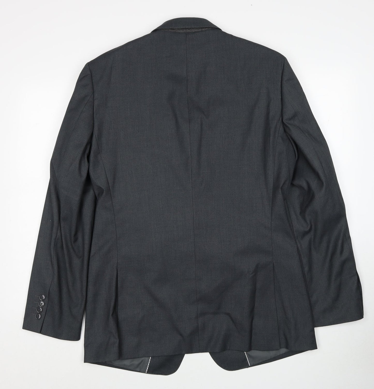 Charlton Grey Mens Grey Polyester Jacket Blazer Size 40 Regular