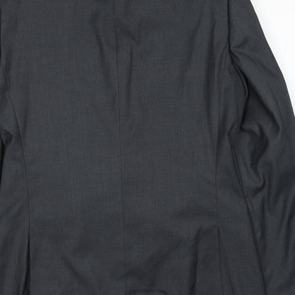 Charlton Grey Mens Grey Polyester Jacket Blazer Size 40 Regular