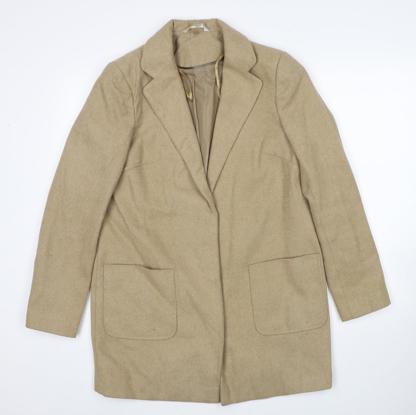 Red Herring Womens Beige Jacket Blazer Size 10 Button