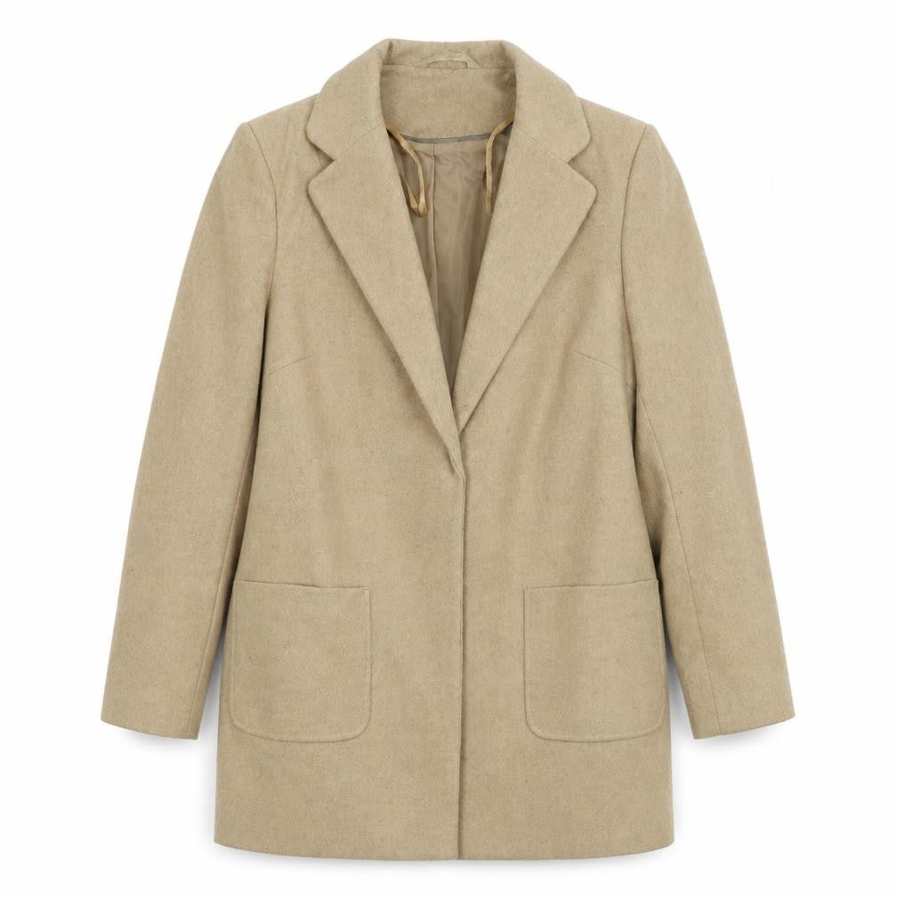 Red Herring Womens Beige Jacket Blazer Size 10 Button