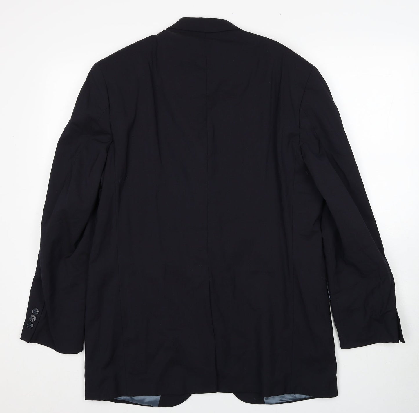 Impressions Mens Black Polyester Jacket Suit Jacket Size 40 Regular