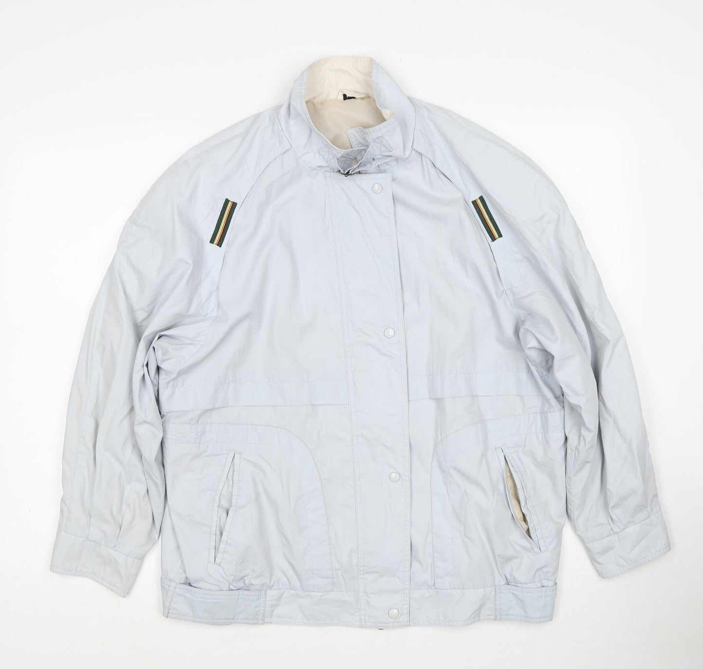Telemac Womens Blue Jacket Size 14 Zip