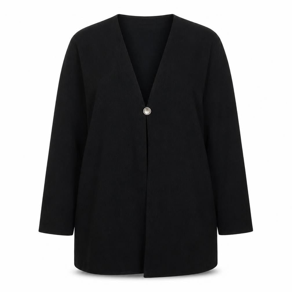 Jessica Reid Womens Blue Polyester Jacket Blazer Size 14 Button