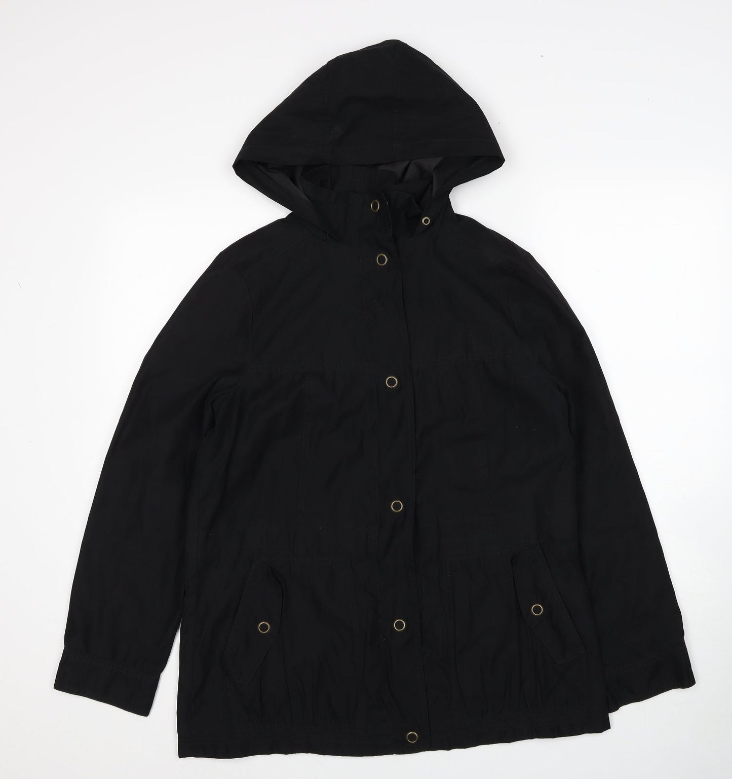 Woolworths Womens Black Jacket Size S Button
