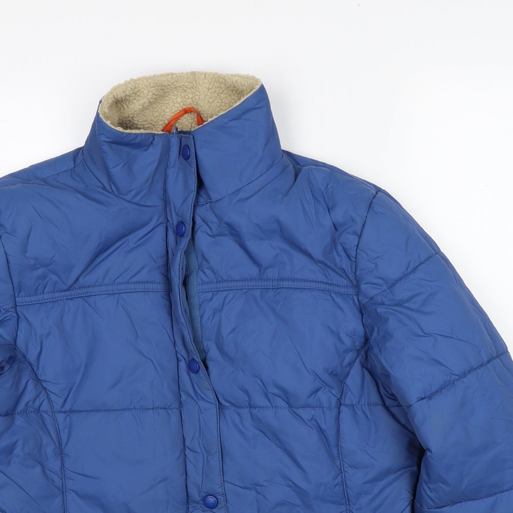 Lands' End Womens Blue Windbreaker Jacket Size 6 Zip