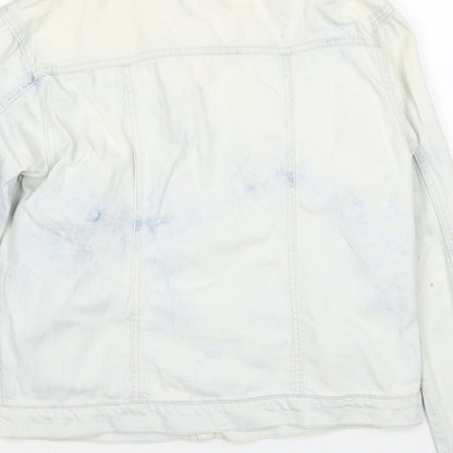 Forever 21 Womens Beige Jacket Size S Button