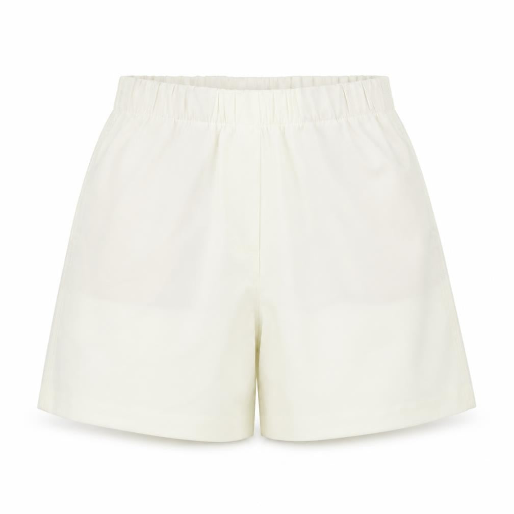 Marks & Spencer Womens White Polyester Bermuda Shorts Size 6 Regular Pull On