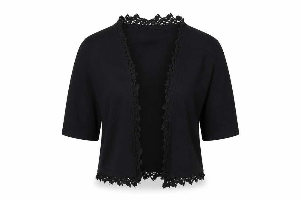 Peacocks Womens Black V-Neck Polyester Cardigan Jumper Size 10