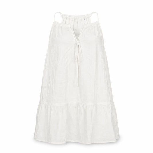 Papaya Womens White Viscose Trapeze & Swing Size 14 V-Neck Tie