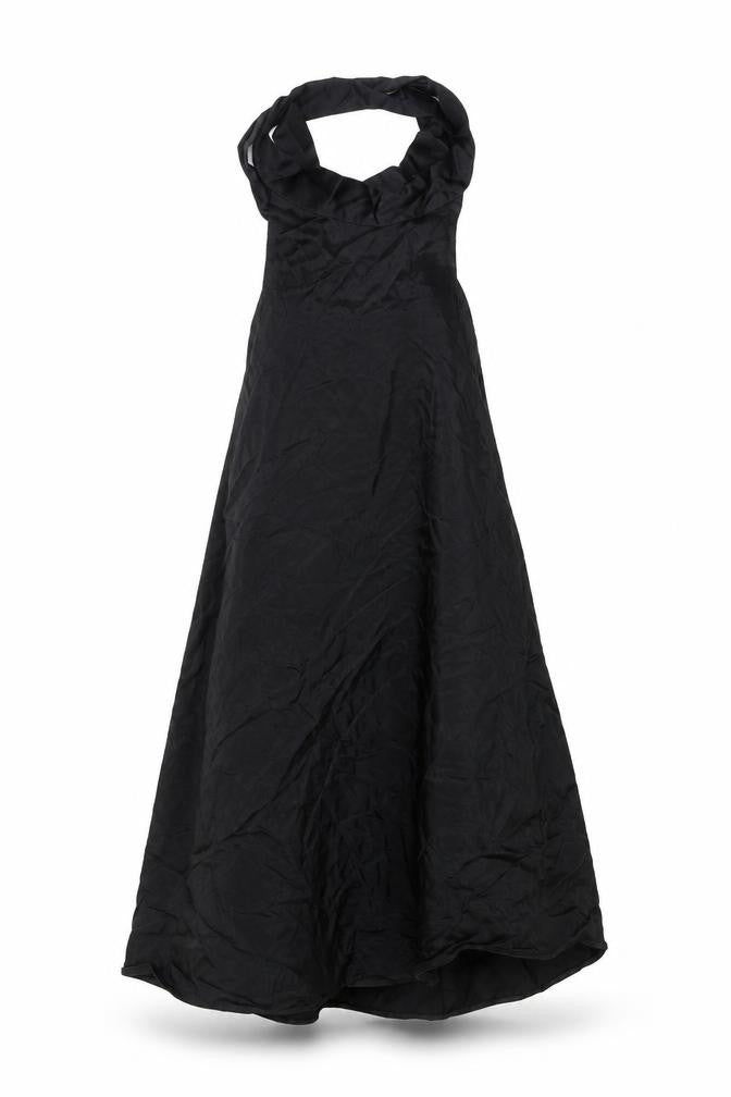 Zara Womens Black Polyester Mini Size M Halter Tie
