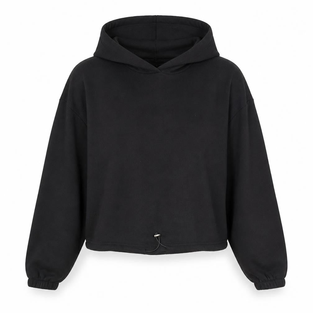 Primark Womens Black Polyester Pullover Hoodie Size XS Pullover - Cropped