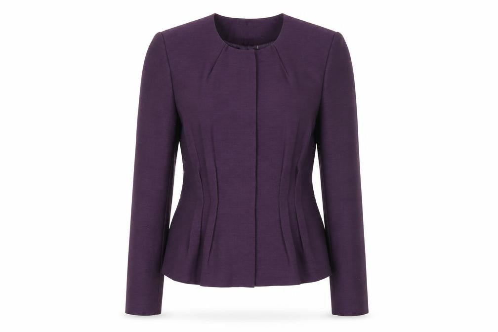 H&M Womens Purple Jacket Size 10 Zip