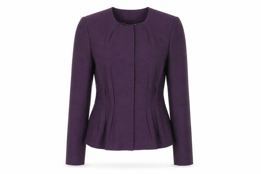 H&M Womens Purple Jacket Size 10 Zip