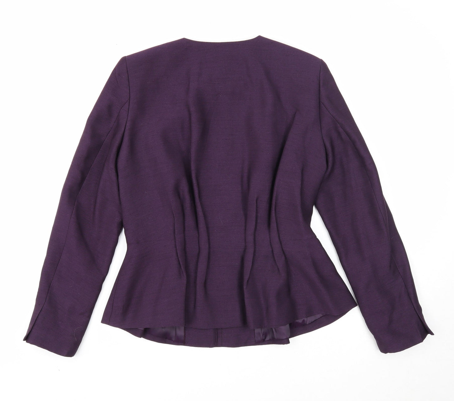 H&M Womens Purple Jacket Size 10 Zip