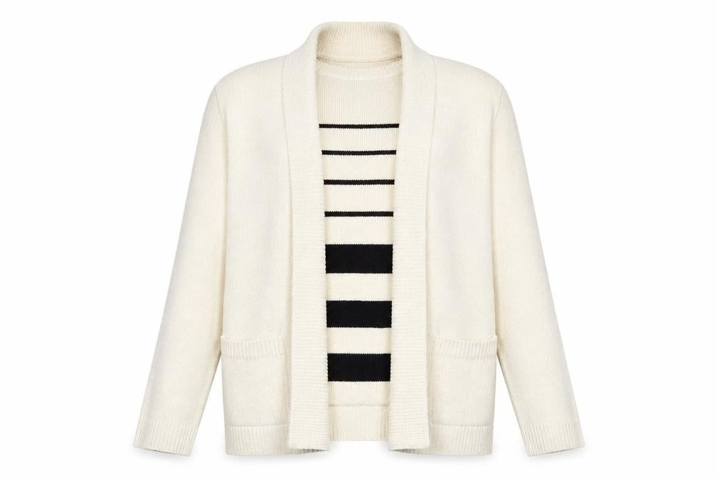 Glimpse Womens Beige Scoop Neck Acrylic Pullover Jumper Size M