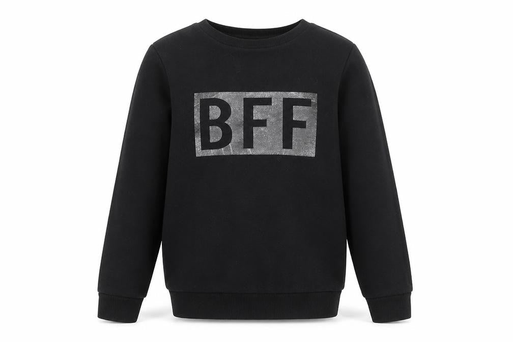 Primark Boys Black Cotton Pullover Sweatshirt Size 11-12 Years Pullover - BFF