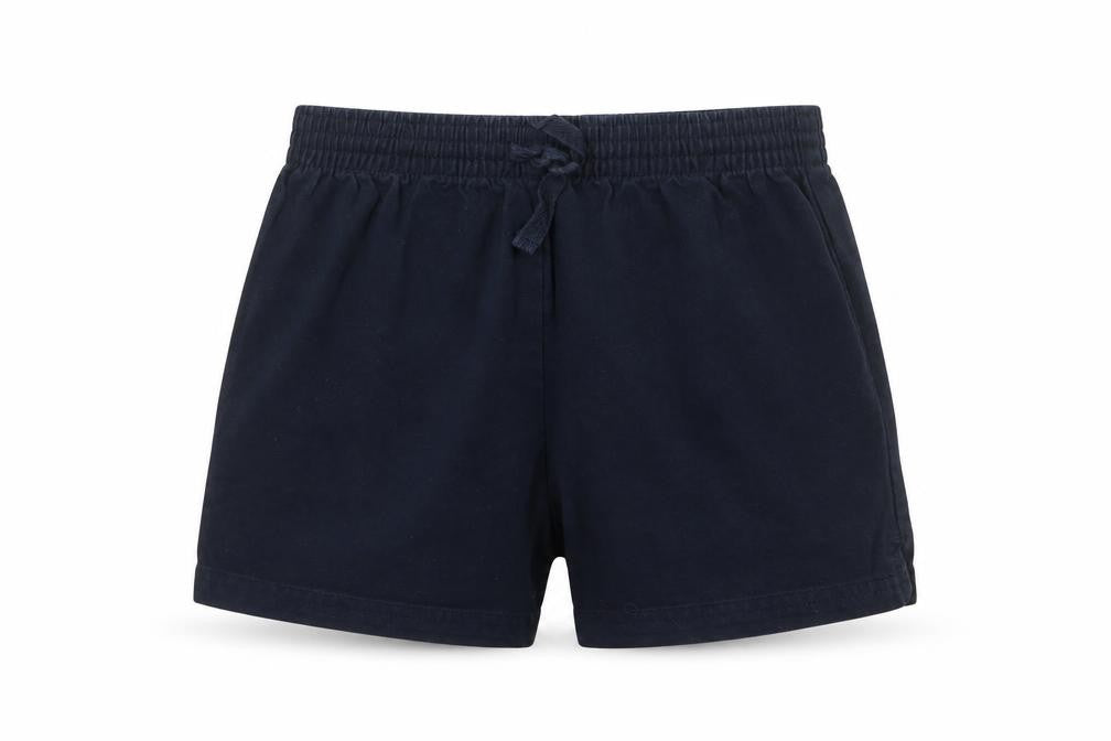 Marks & Spencer Boys Blue Cotton Sweat Shorts Size 4 Years Regular Drawstring