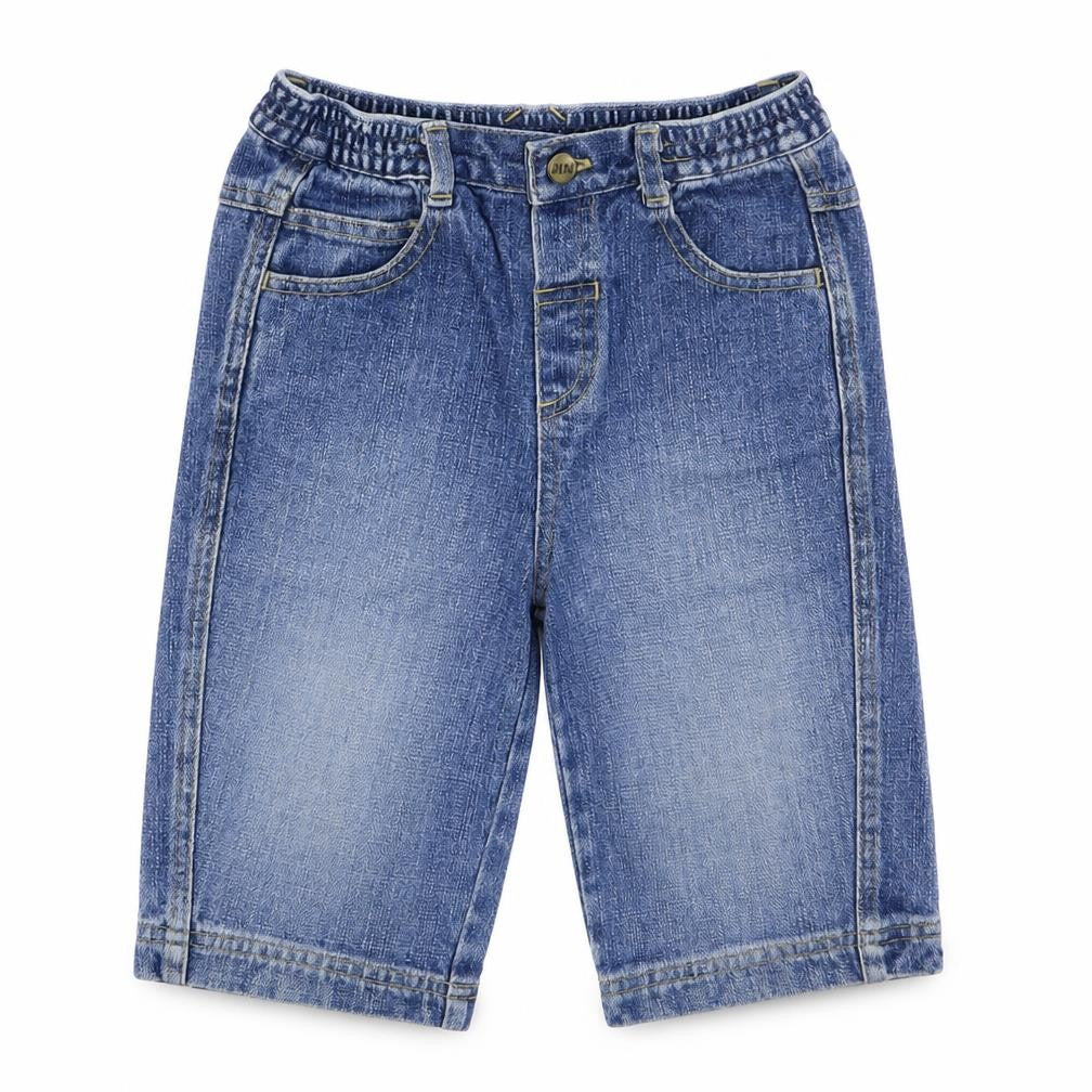 Preworn Boys Blue Chlorofibre Jogger Jeans Size 18-24 Months L50 cm Button