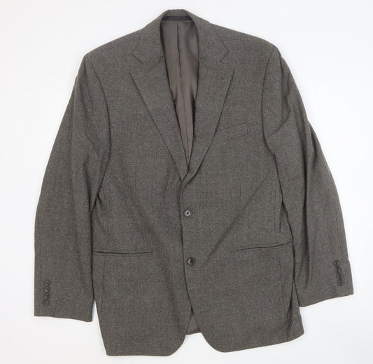 Marks and Spencer Mens Grey Wool Jacket Suit Jacket Size 40 Regular