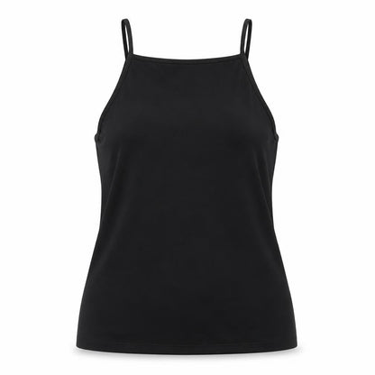ASOS Womens Black Polyester Basic Tank Size 10 V-Neck