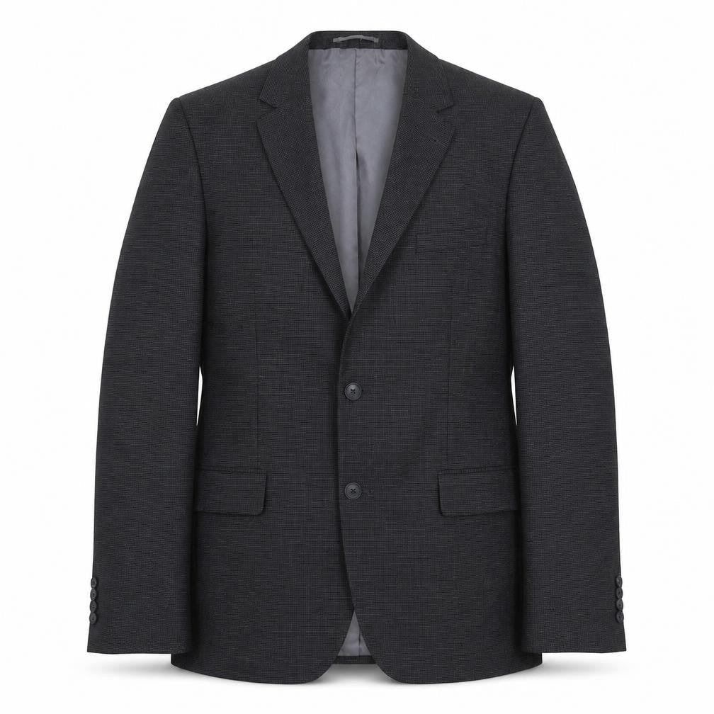 TU Mens Grey Cotton Jacket Suit Jacket Size 40 Regular