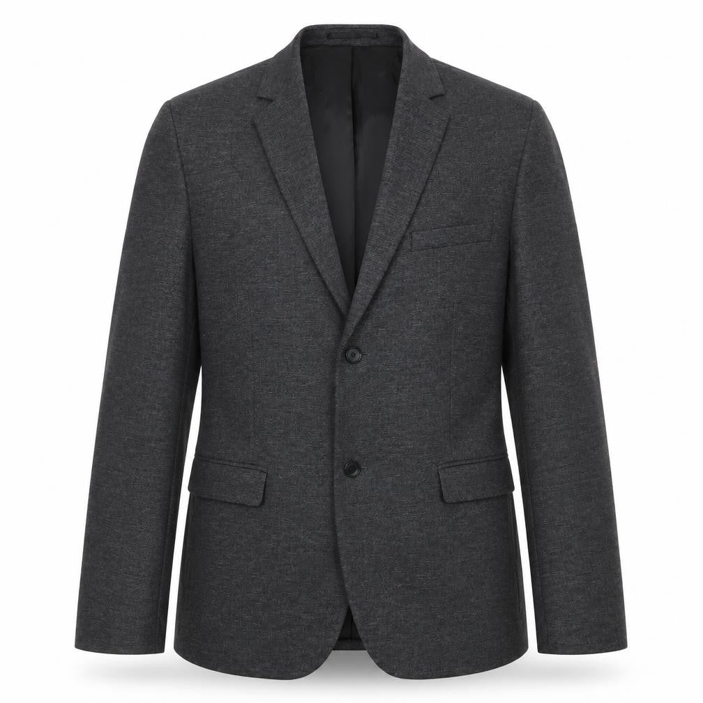 Topman Mens Grey Viscose Jacket Suit Jacket Size 38 Regular