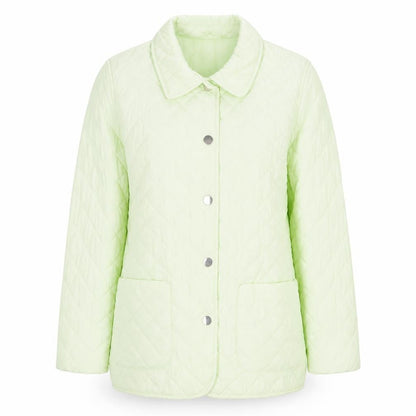 Rowlands Womens Yellow Quilted Jacket Size 8 Button