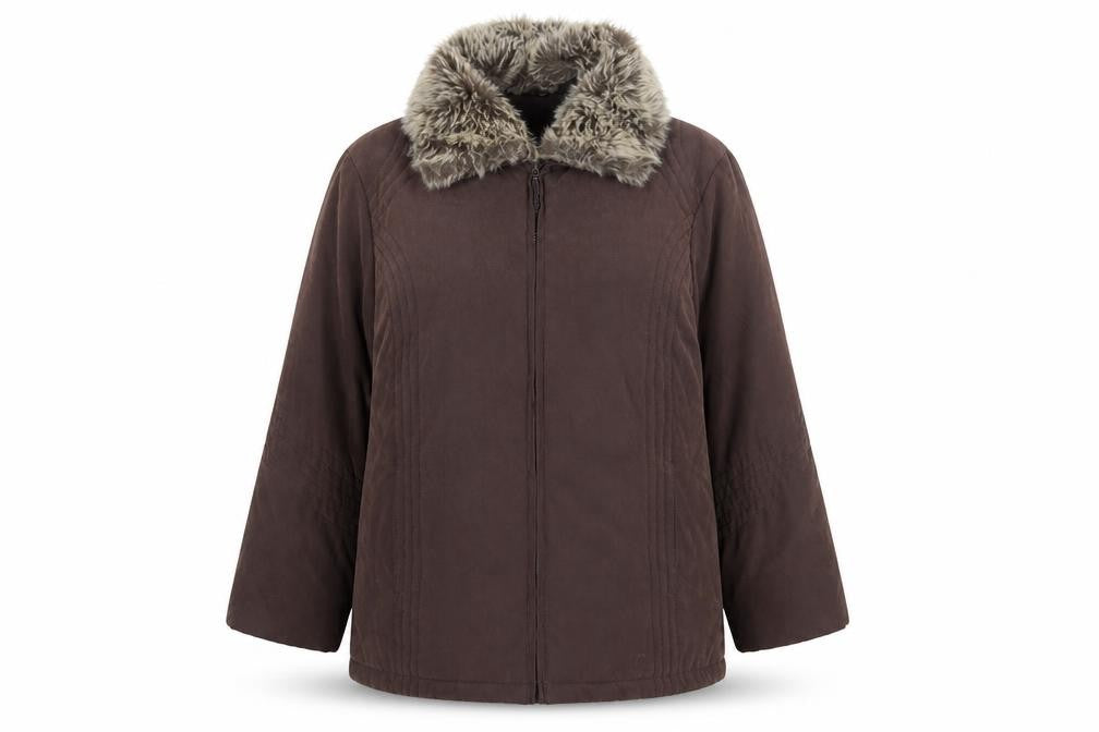 Klassik Womens Brown Jacket Size 18 Zip