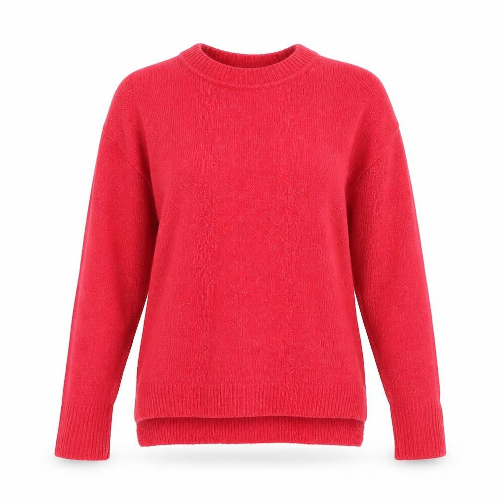 Dorothy Perkins Womens Pink Round Neck Acrylic Pullover Jumper Size 8