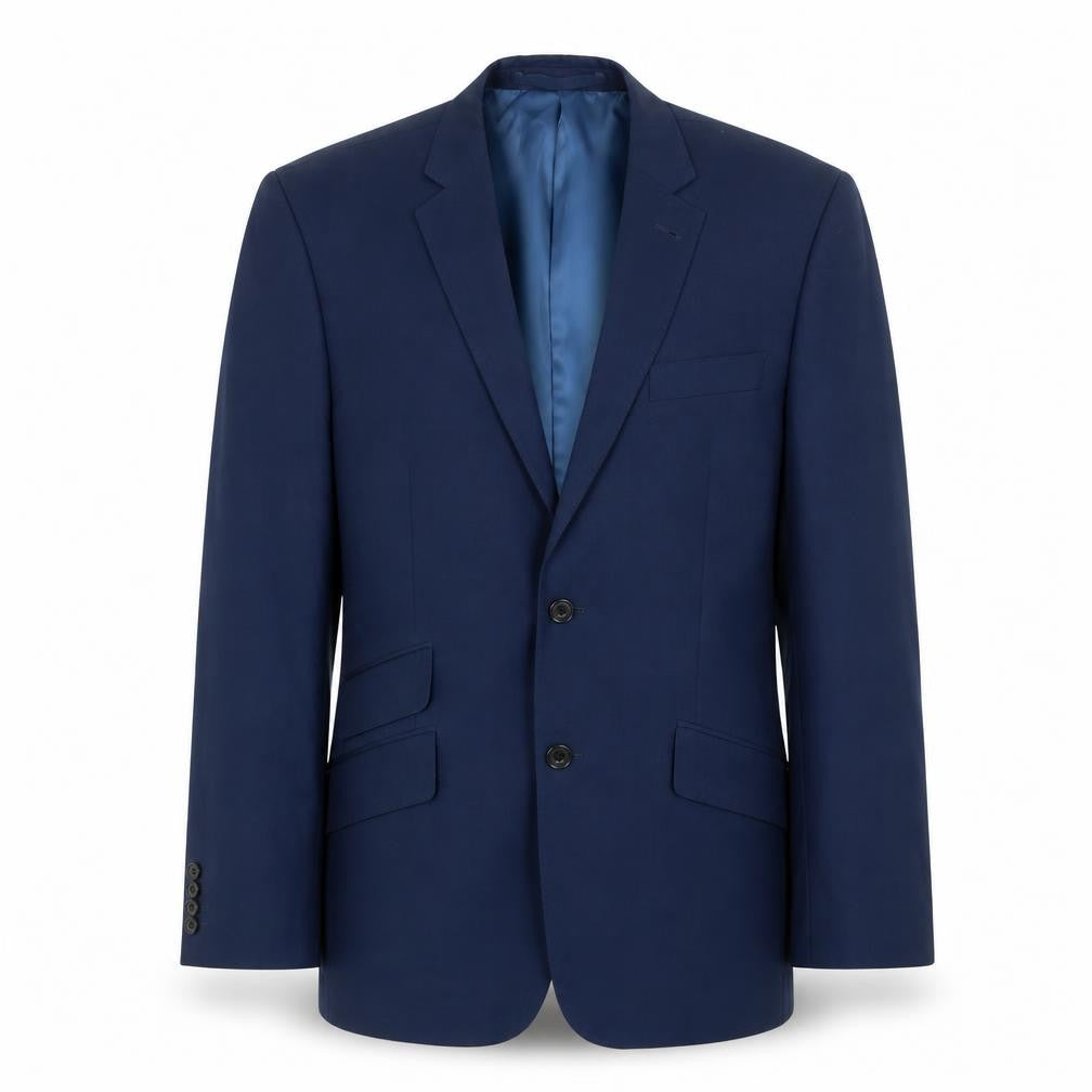 Marks & Spencer Mens Blue Polyester Jacket Suit Jacket Size 40 Regular