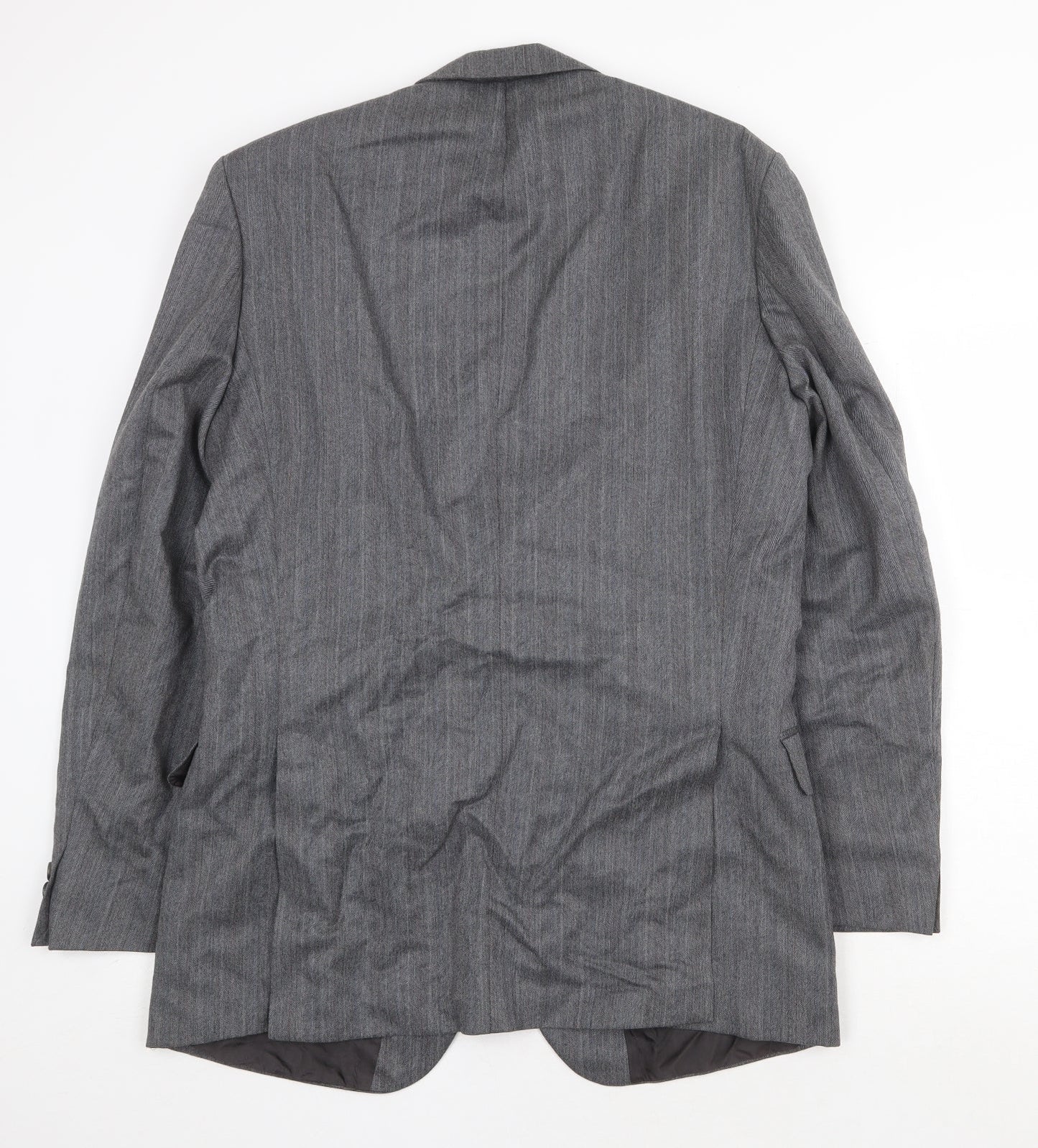 Marks and Spencer Mens Grey Polyester Jacket Suit Jacket Size 40 Regular