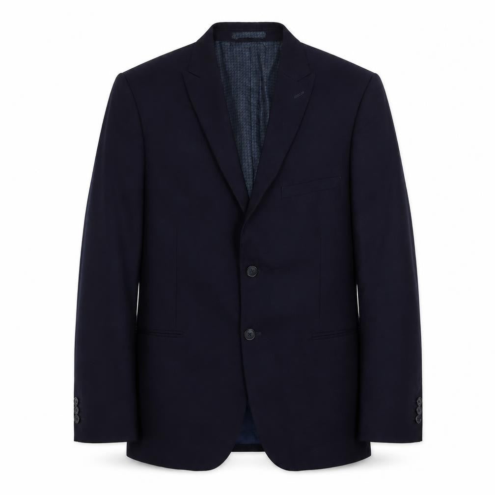 Marks & Spencer Mens Blue Wool Jacket Suit Jacket Size 42 Regular