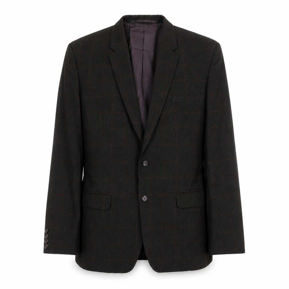 Neil Heath Mens Green Check Viscose Jacket Suit Jacket Size 40 Regular