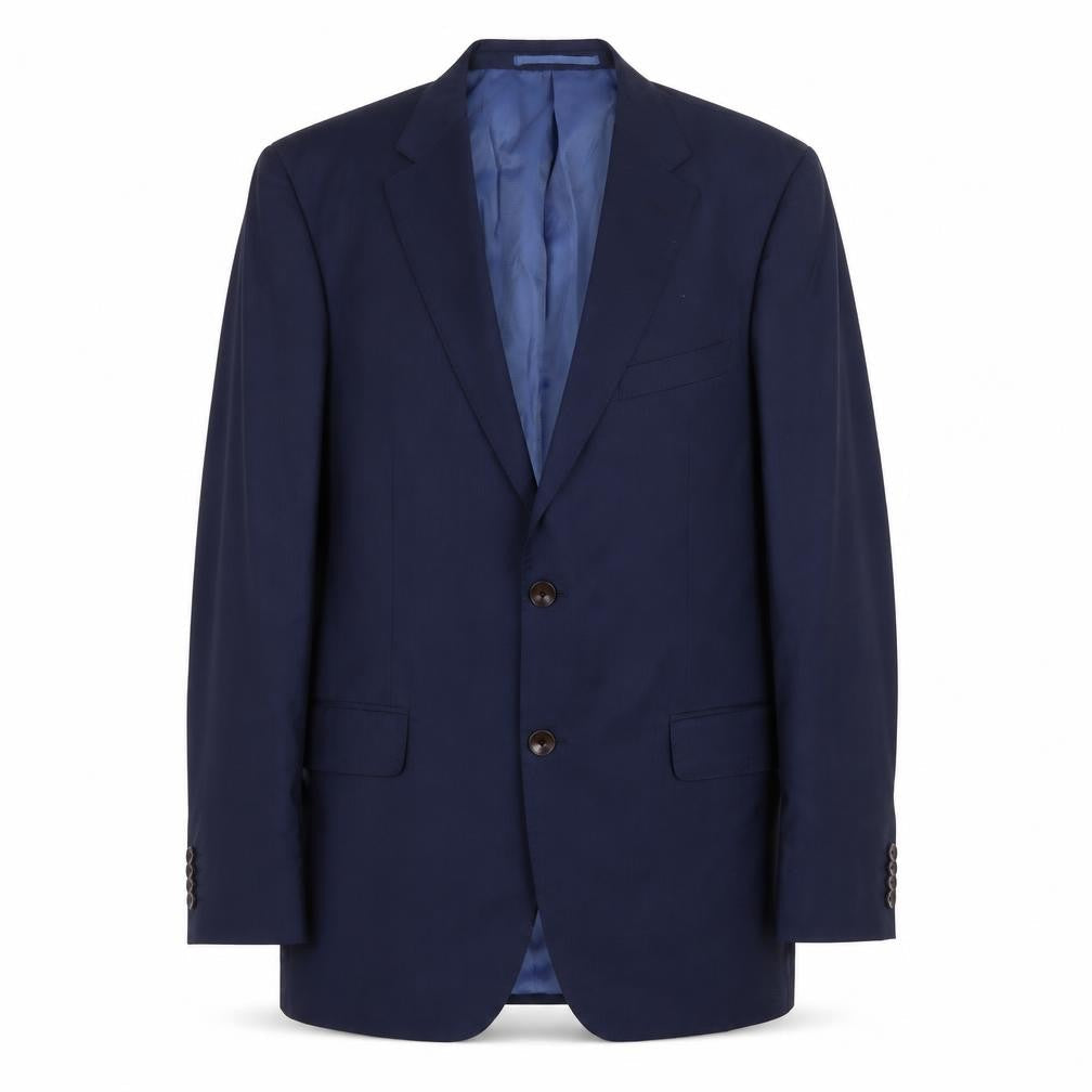 Marks & Spencer Mens Blue Polyester Jacket Suit Jacket Size 42 Regular