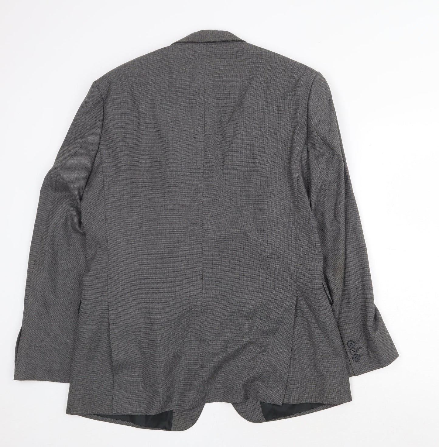 Scott & Taylor Mens Grey Polyester Jacket Suit Jacket Size 40 Regular