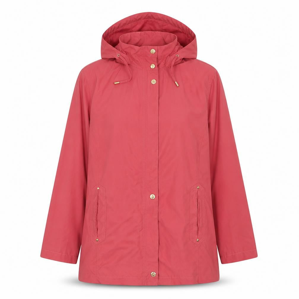 Danni Mac Womens Pink Jacket Size S Zip