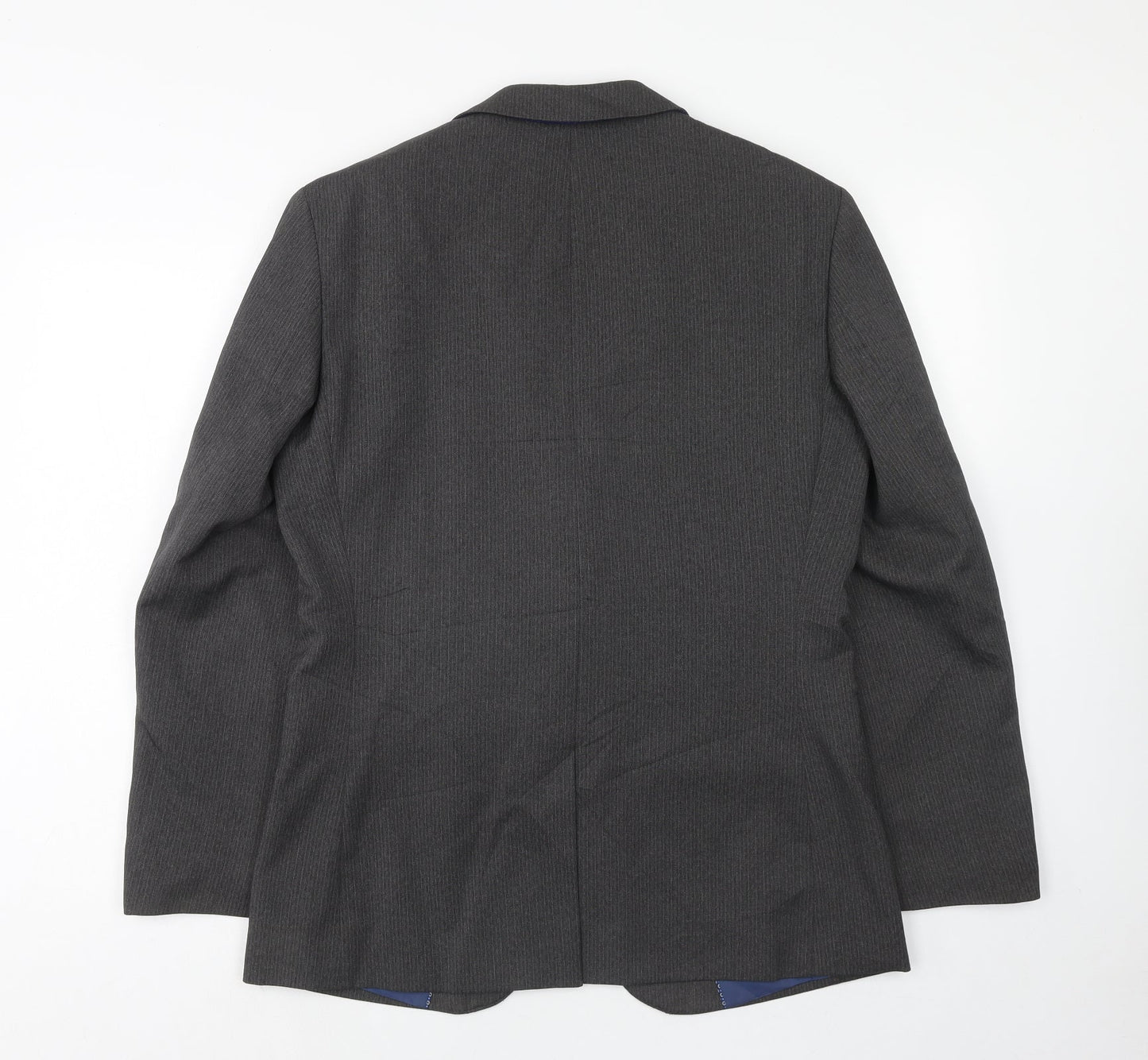 Taylor & Wright Mens Grey Polyester Jacket Suit Jacket Size 38 Regular