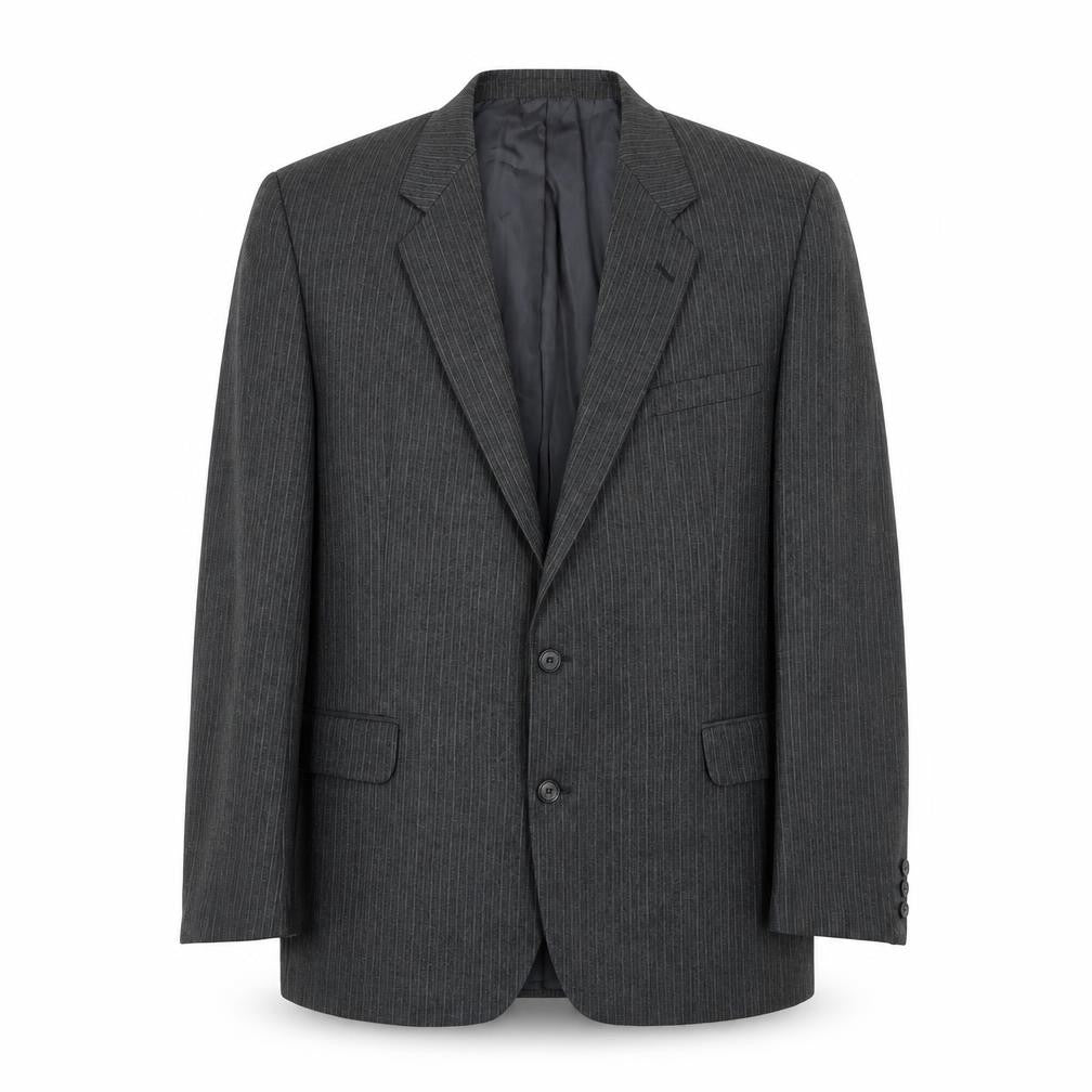 The Burton Collection Mens Grey Wool Jacket Suit Jacket Size 44 Regular