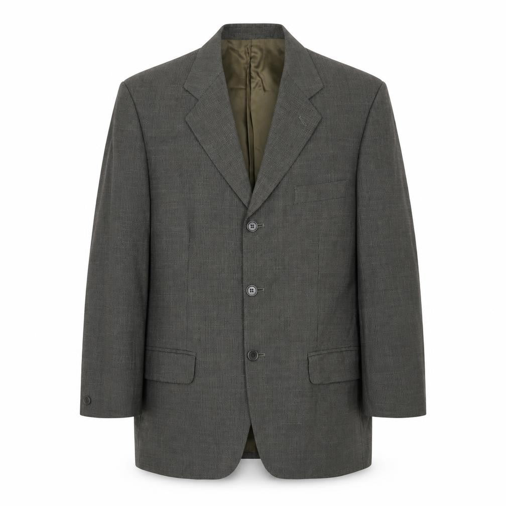 Marks & Spencer Mens Grey Wool Jacket Suit Jacket Size 38 Regular