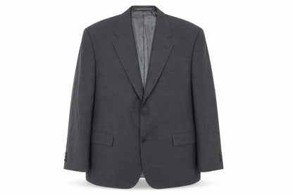 Fabrizio Mens Grey Wool Jacket Suit Jacket Size 44 Regular