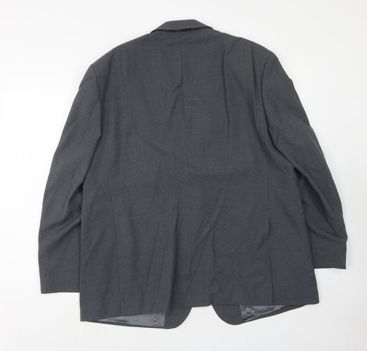 FABRIZIO GIANNI Mens Grey Wool Jacket Suit Jacket Size 44 Regular
