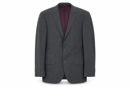 F&F Mens Grey Polyester Jacket Suit Jacket Size 38 Regular