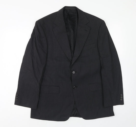 Marks and Spencer Mens Grey Wool Jacket Suit Jacket Size 38 Regular