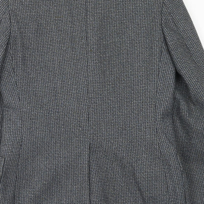 Yorkers Mens Grey Wool Jacket Blazer Size 34 Regular