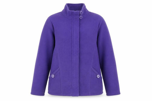 Marks & Spencer Womens Purple Jacket Size 12 Zip